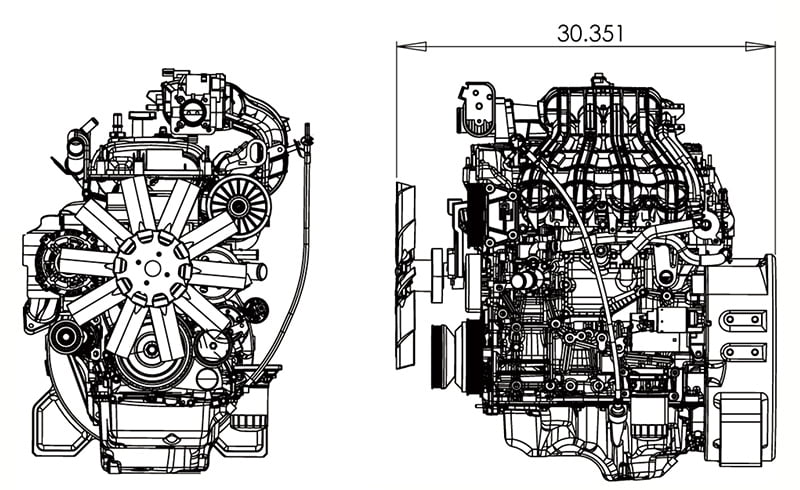 RAMPTECH Ford 2.5 Engine 3 Ford MSG425 2